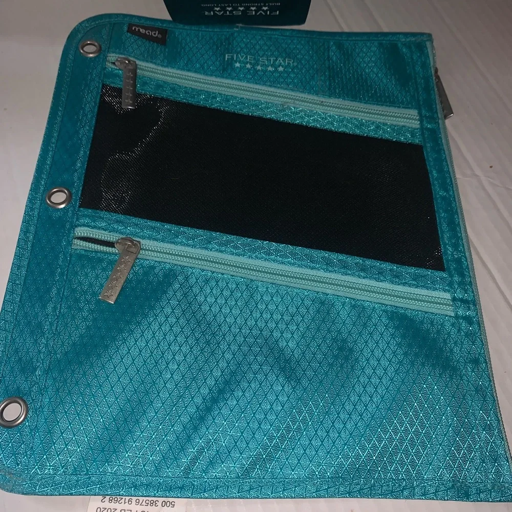 Five Star Teal Pencil Pouch. NWT